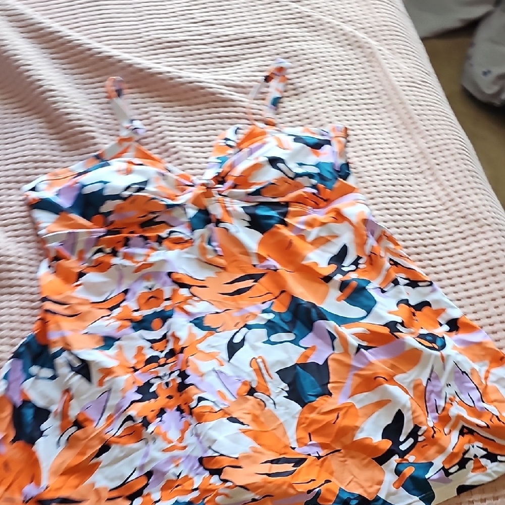 Vibrant Floral Swim Suit